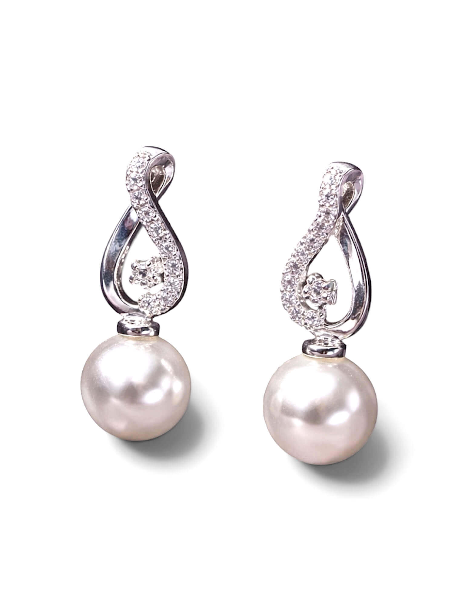 Orecchini con perle e diamanti art. ORP201-5