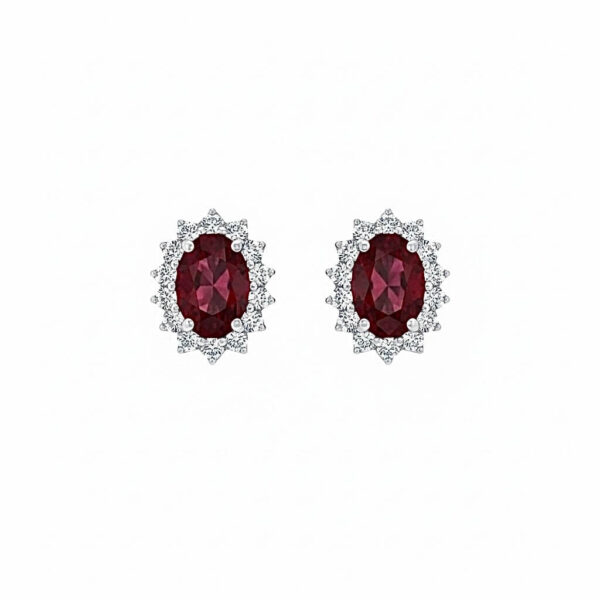 Orecchini Rubini Oro e Diamanti BON TON Art. OR943