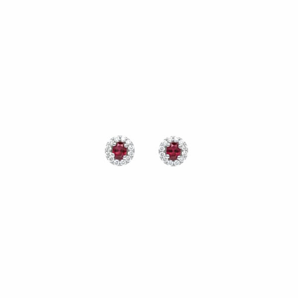 BELLE EPOQUE Rubies and Diamonds Earrings Art.OR1247