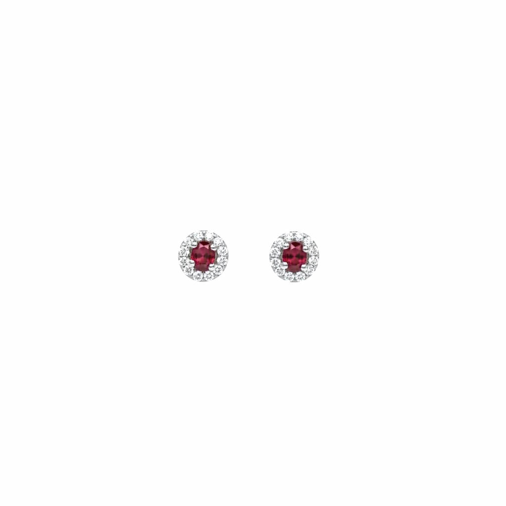 BELLE EPOQUE Rubies and Diamonds Earrings Art.OR1247