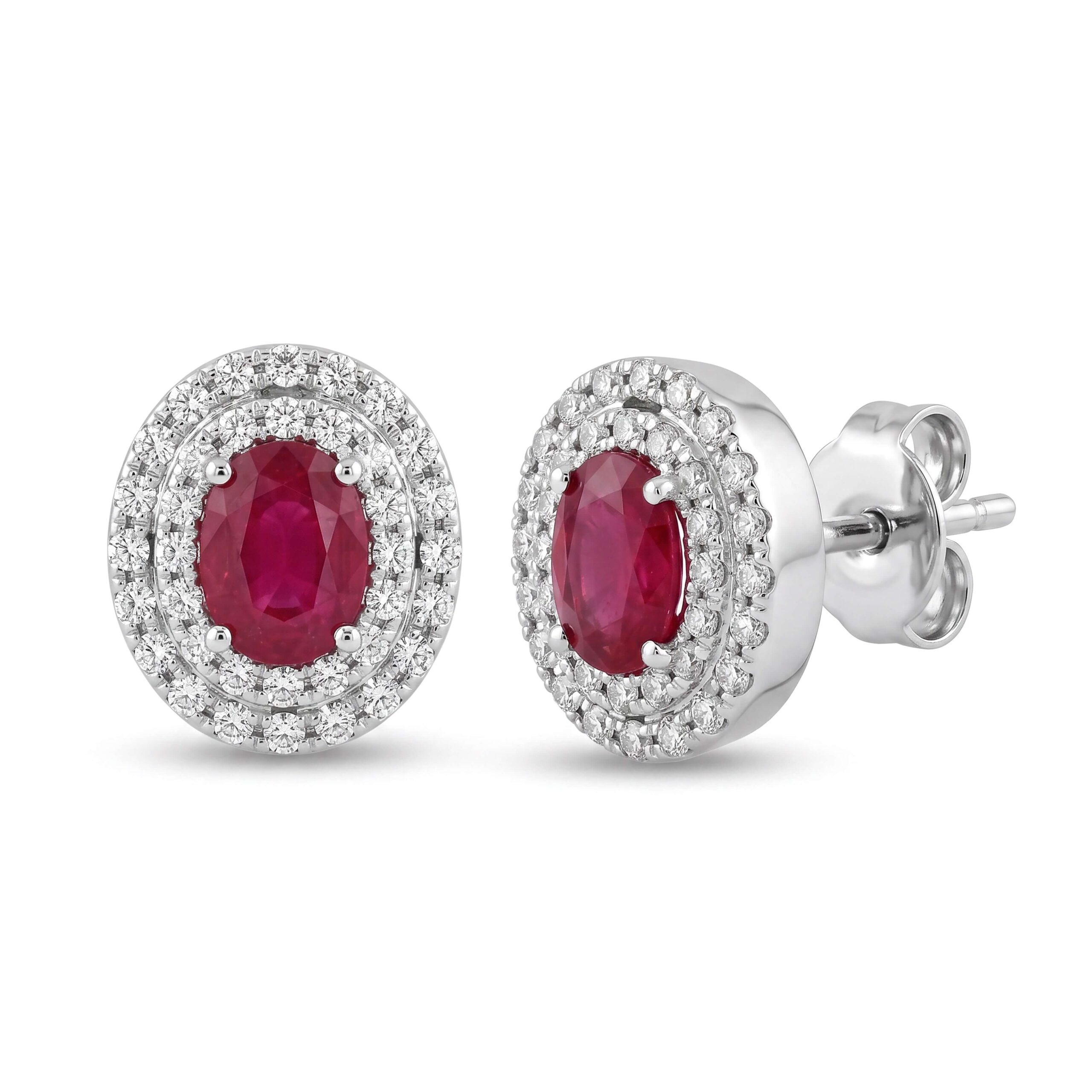 Orecchini rubini oro e diamanti BELLE EPOQUE Art. CIP056484