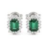 Emerald and diamond earrings 750 % Art.OR986-3