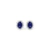 Earrings with Sapphires and Diamonds BON TON Art. OR1166