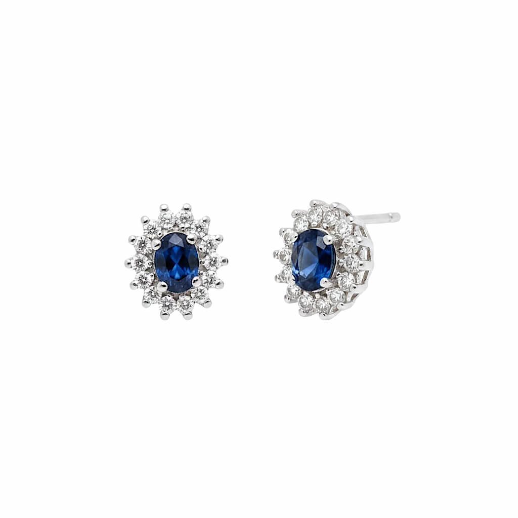 Orecchini con zaffiri e diamanti BON TON  Art. OR1258