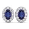 orechini zaffiro diamanti oro cipolla dal 1950 gioiellieri palermo 1 gioielleria palermo Blue Gold Sapphire and Diamond Earrings BELLE EPOQUE Art. OR1071
