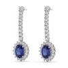 Orecchini zaffiri Blu e Diamanti  BON TON Art. OR661