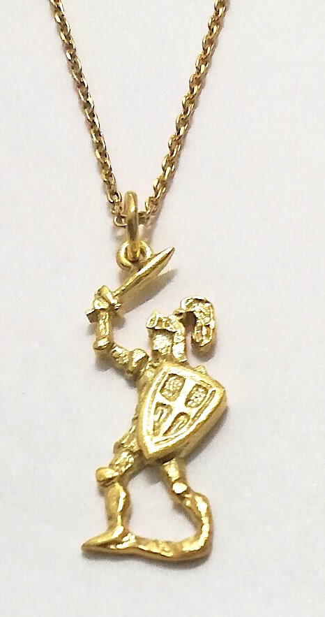 Sicily Line Pendant Necklace