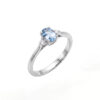 Anello acquamarina  e diamanti GEMME Art. AN2703