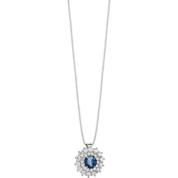 Girocollo Zaffiro Oro e Diamanti BON TON Art. GLB1477