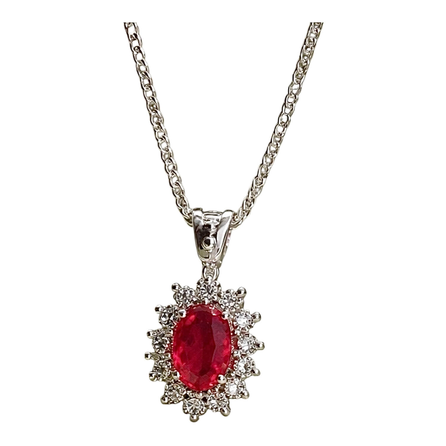 Gold and Diamond Rubies Pendant Art. CD260