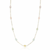 Collana girocollo in oro 18kt con pietre Art. MAS01