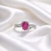Anello diamanti e rubino  GEMME Art. CIPRUB