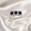 Anello oro zaffiri e diamanti BELLE EPOQUE art. AN2629