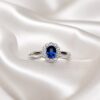 Anello zaffiro blu e diamanti  BON TON Art. AN2665