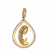 Medaglia sacra  in oro 18 kt art. MEDAGLIA13