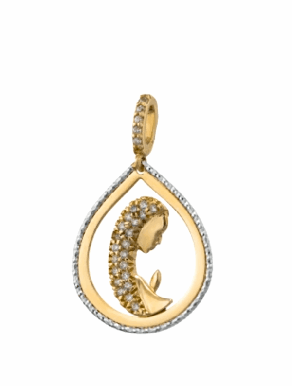 Medaglia sacra  in oro 18 kt art. MEDAGLIA13