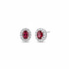 Gold and Diamond Rubies Earrings Art. OR1072