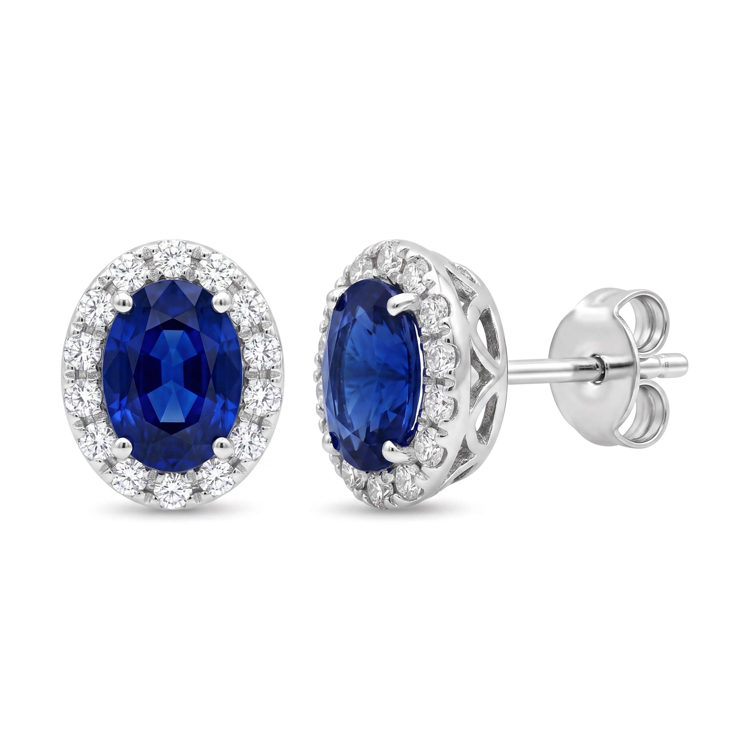Orecchini con zaffiri diamanti e oro BELLE EPOQUE Art. OR1521