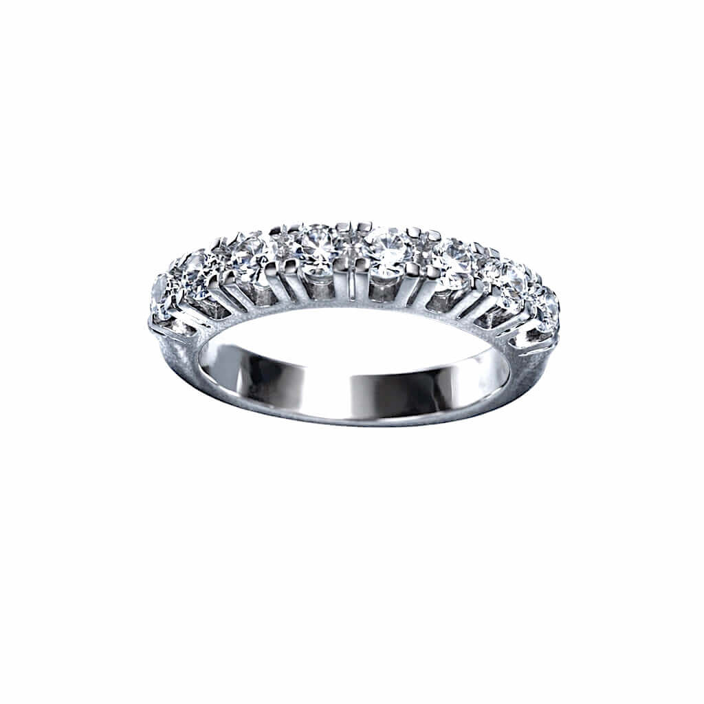 Anello veretta con diamanti  e oro DESIDERIO  Art. AN1007