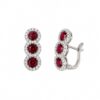 Gold Rubies and Diamonds Earrings Art. OR572