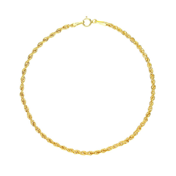Bracciale torchon oro giallo  Art. CORDA52