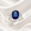 Anello Zaffiro oro e diamanti GEMME art. AN3055