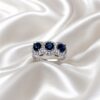 Anello zaffiri e diamanti   BELLE EPOQUE art. AN926