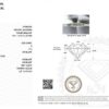 Orecchini punto luce oro bianco  DESIDERIO certificati IGI Art. ORD120