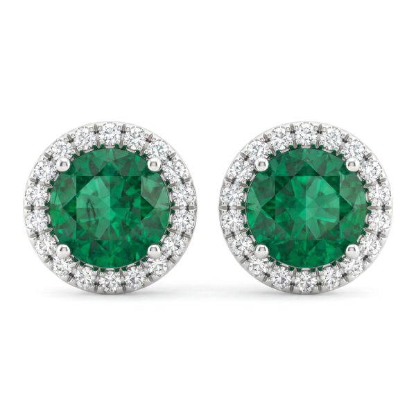 Emerald and diamond earrings Art.OR774