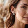 Emerald and diamond earrings Art.OR774
