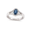 GOLD RING - SAPPHIRE AND DIAMONDS COD. ART. AN561