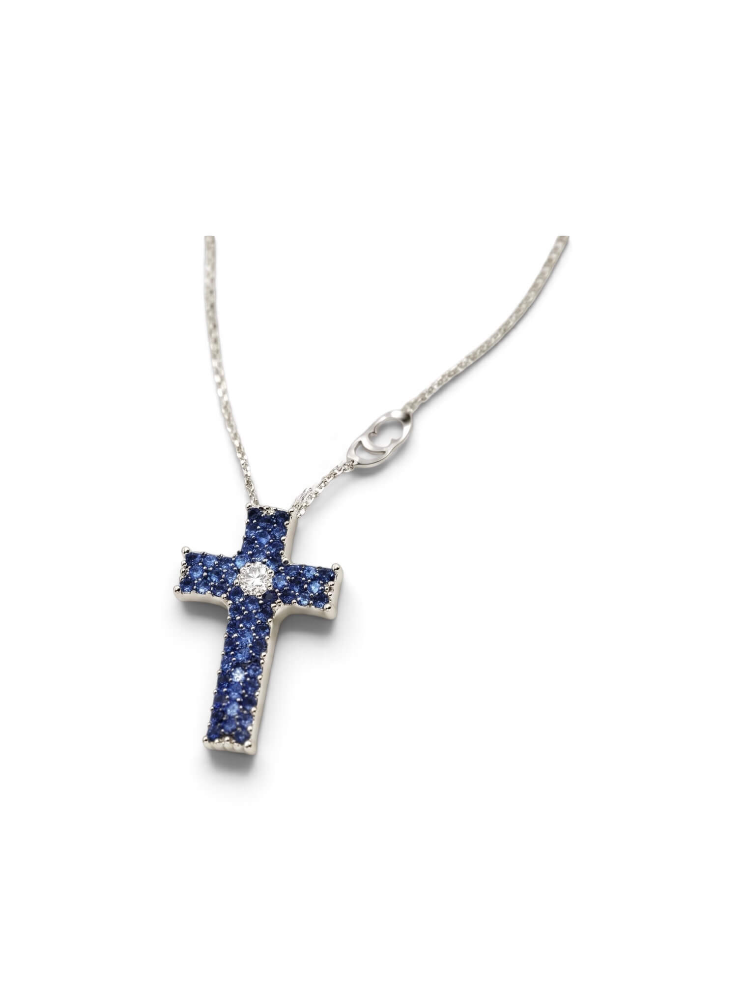 Pendente croce zaffiro Chimento Oro 1G03711HN5450