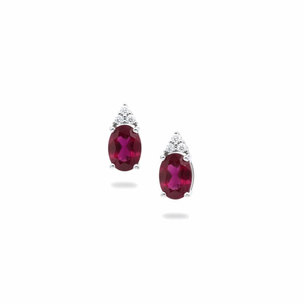 Orecchini rubini e diamanti GEMME art. ORB776
