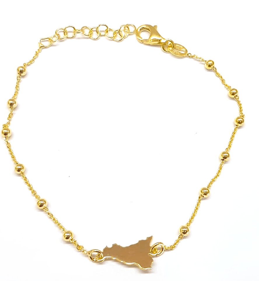 Bracciale Sicilia Palline - Gioielleria Pensieri d'Argento e Oro-2
