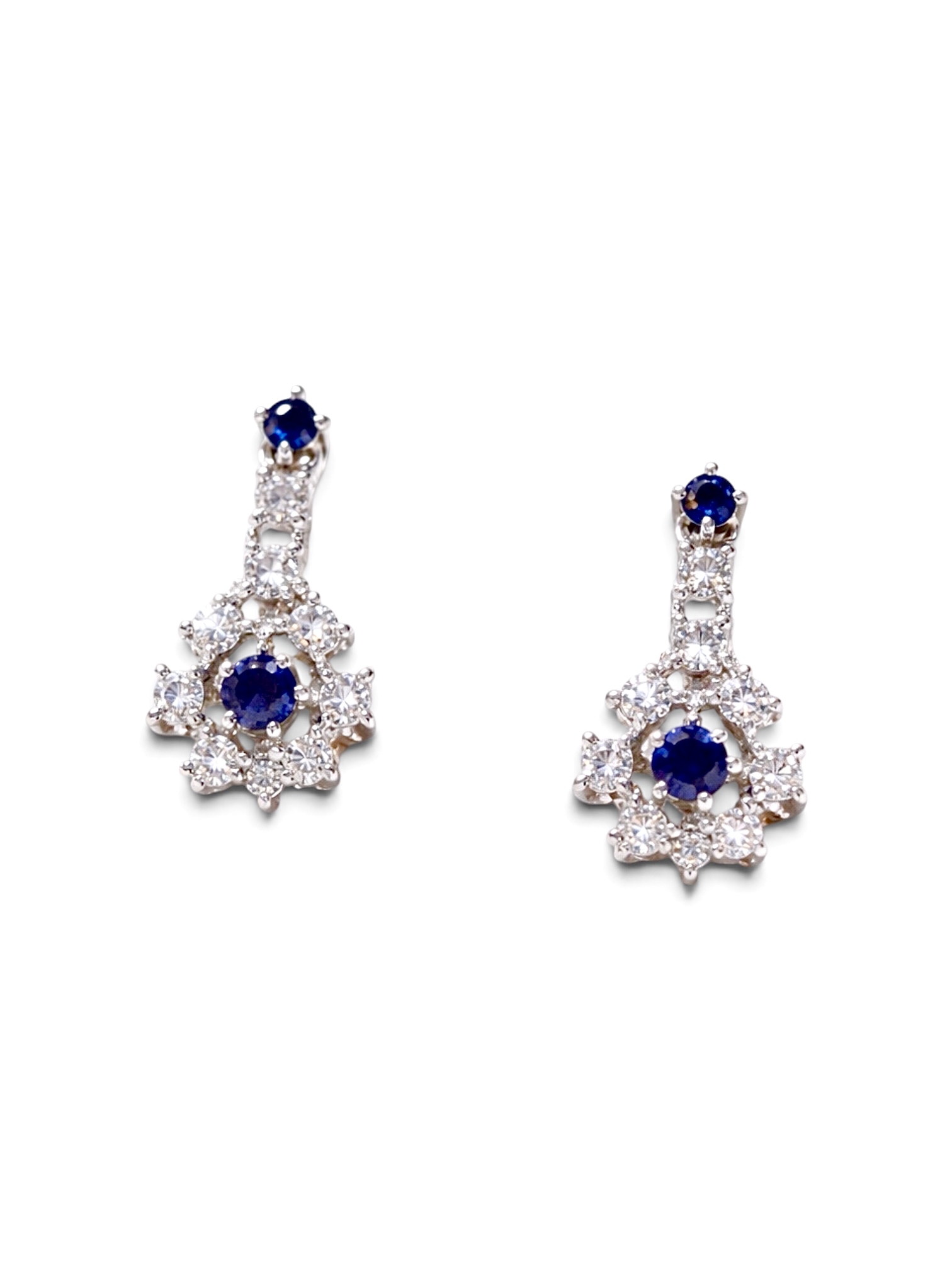 ORECCHINI-ZAFFIRO-ORO18KT-DIAMANTI-CIPOLLA-DAL-1950-GIOIELLIERI-PALERMO
