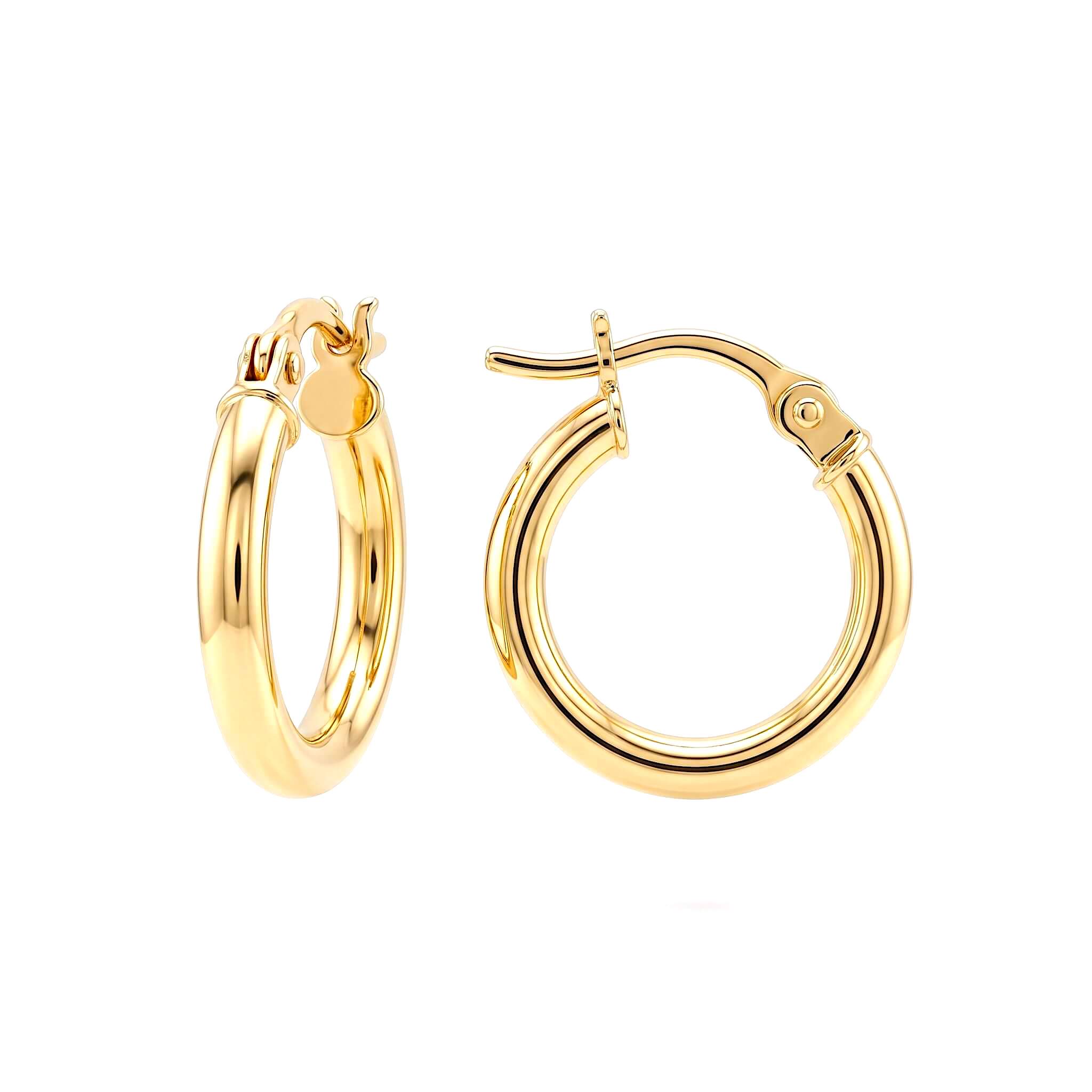 Orecchini a cerchietto  in oro giallo 18 kt Art. ORCE62