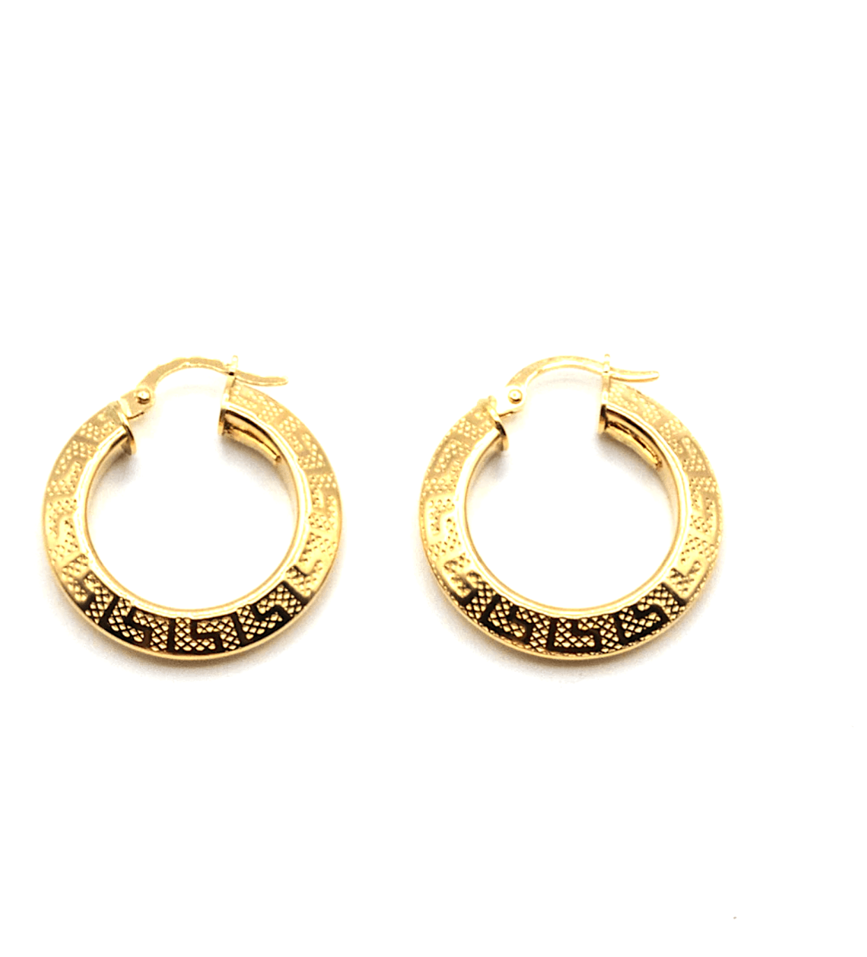 Orecchini a cerchio  in oro giallo 18 kt Art. ORCE22