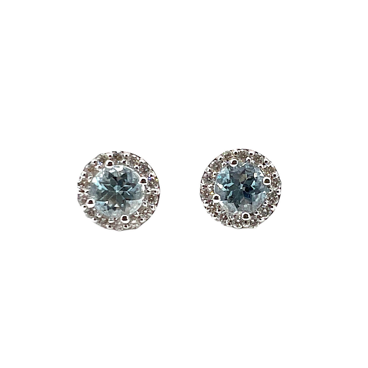 Orecchini acquamarina oro diamanti  GEMME Art. ORAM010