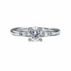 Anello solitario LOVE oro e diamante certificato IGI Art. 224/26