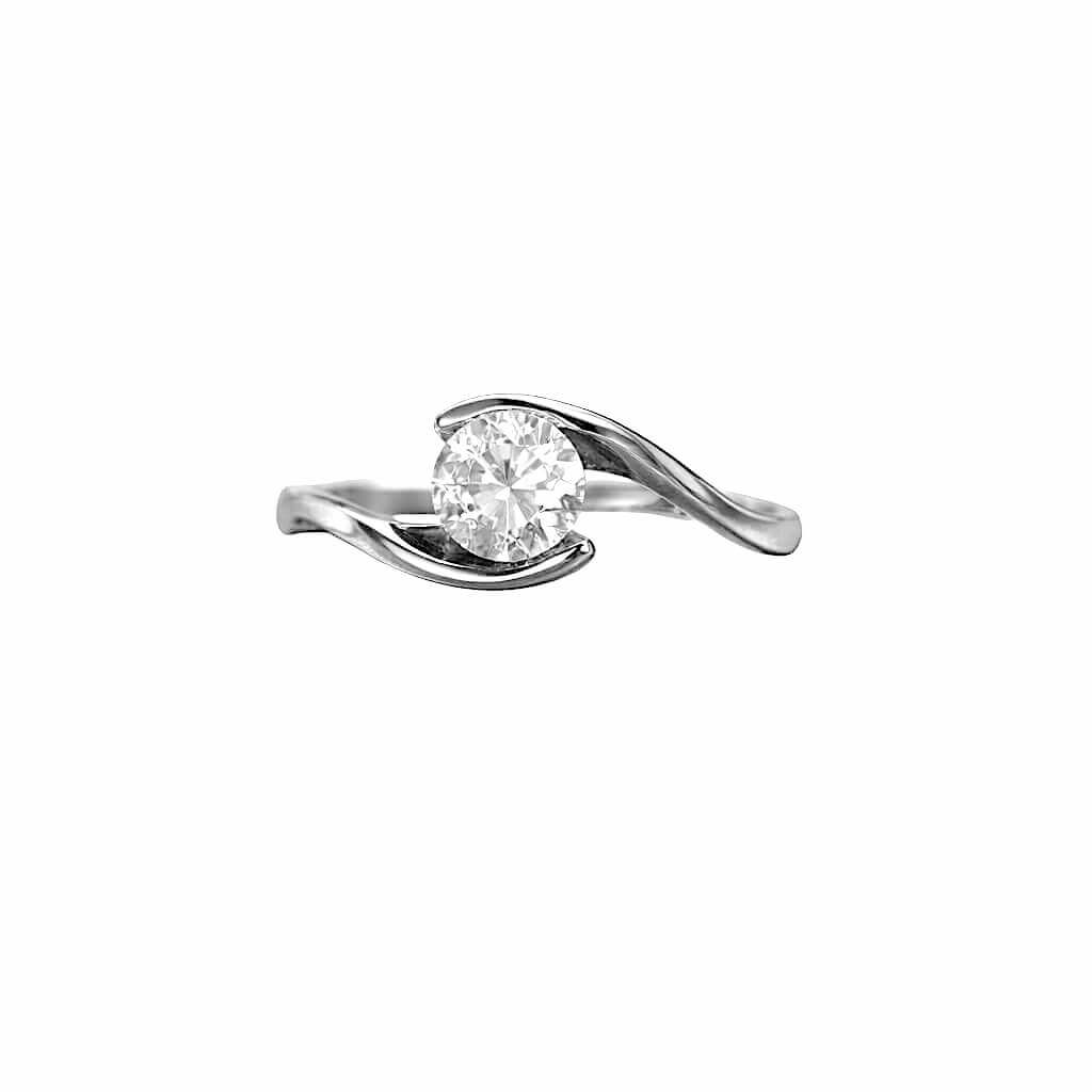 ANELLO IN ORO 18 KT E  ZIRCONI ART. ANELLOZ42