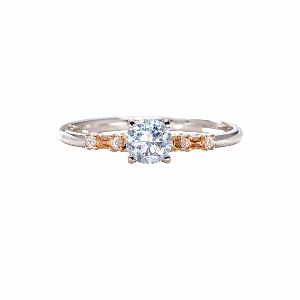 ANELLO IN ORO 18 KT E  ZIRCONI ART. ANELLOZ36