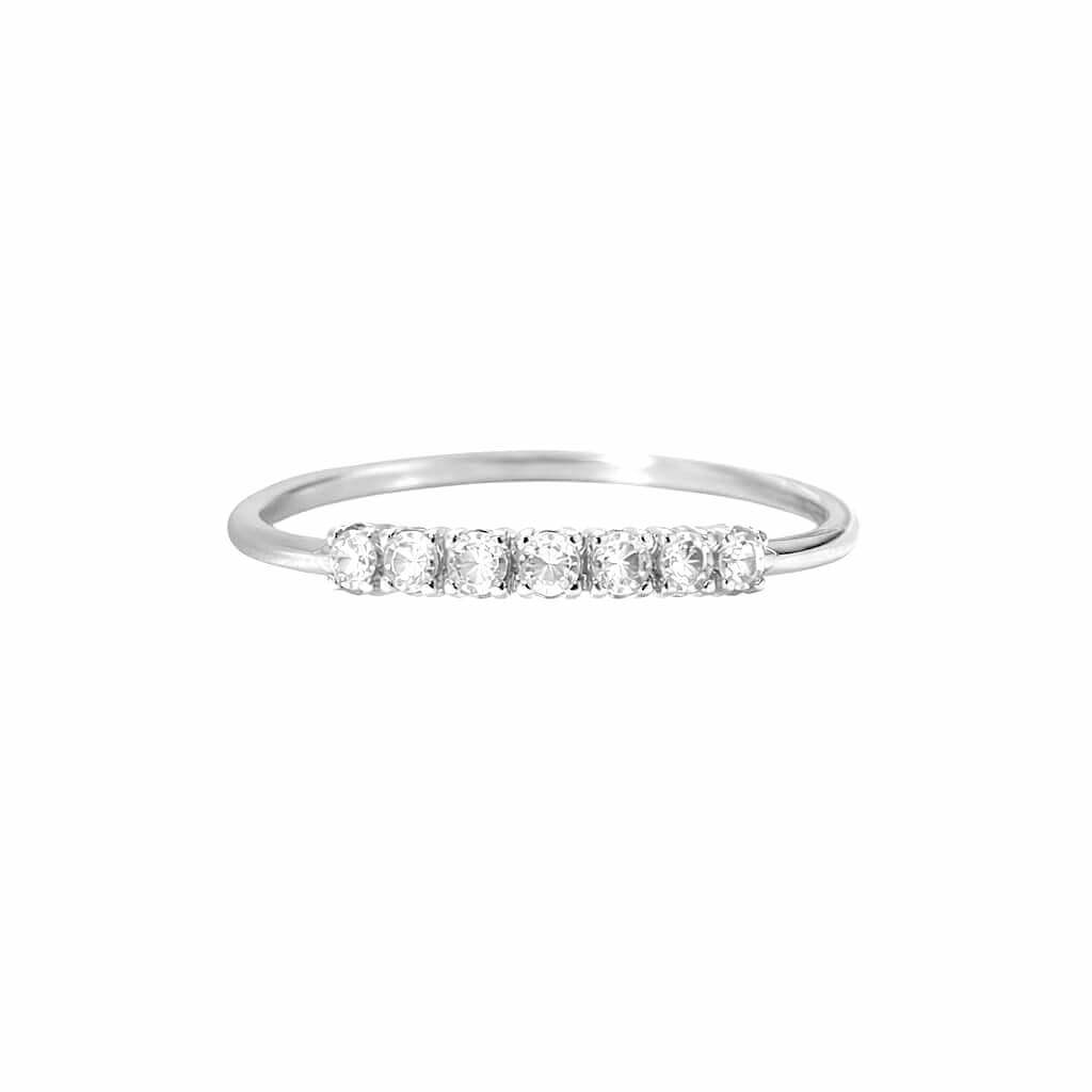 ANELLO IN ORO 18 KT E  ZIRCONI ART. ANELLOZ48