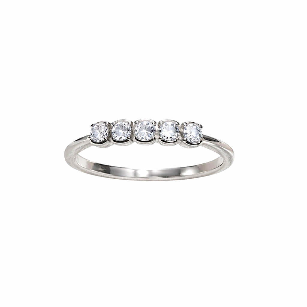 ANELLO IN ORO 18 KT E  ZIRCONI ART. ANELLOZ26