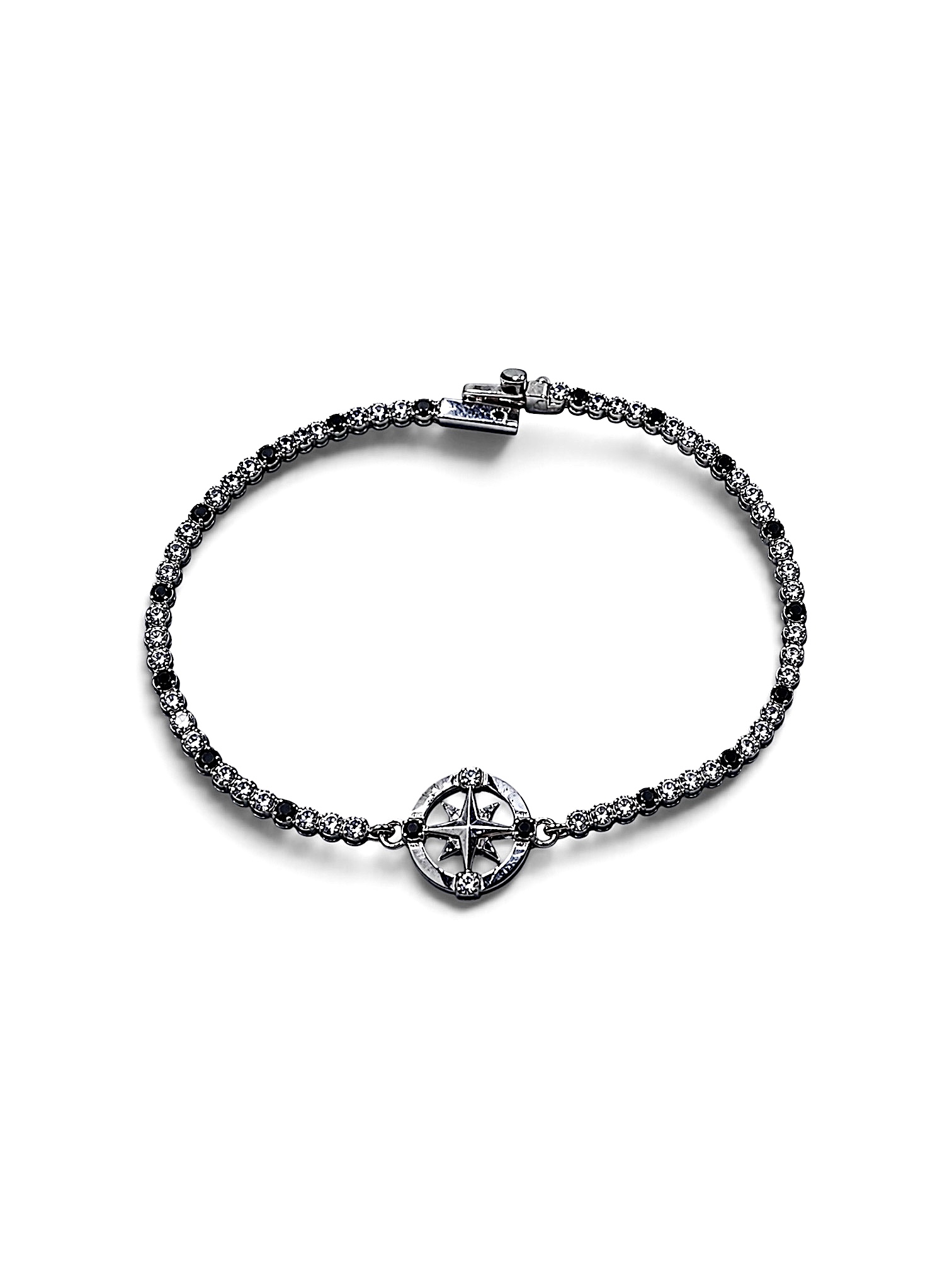 Bracciale tennis oro BIANCO e zirconi Art. BRZ18