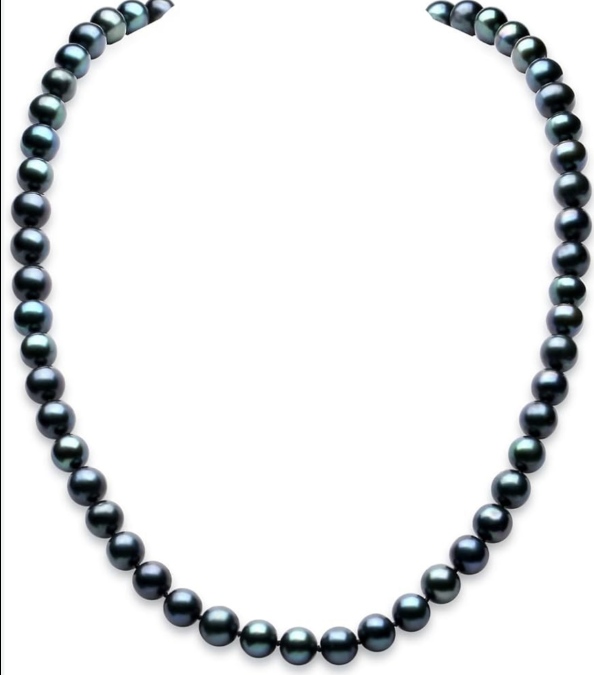 Collana  perle NERE  5/5,5 mm Art.  FPE18