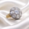 Anello toppa oro giallo e  diamanti  ART. TOPAN06
