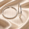 Orecchini a cerchio  in oro bianco 18 kt Art. OR20