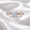 ANELLO IN ORO 18 KT E  ZIRCONI ART. ANELLOZ36
