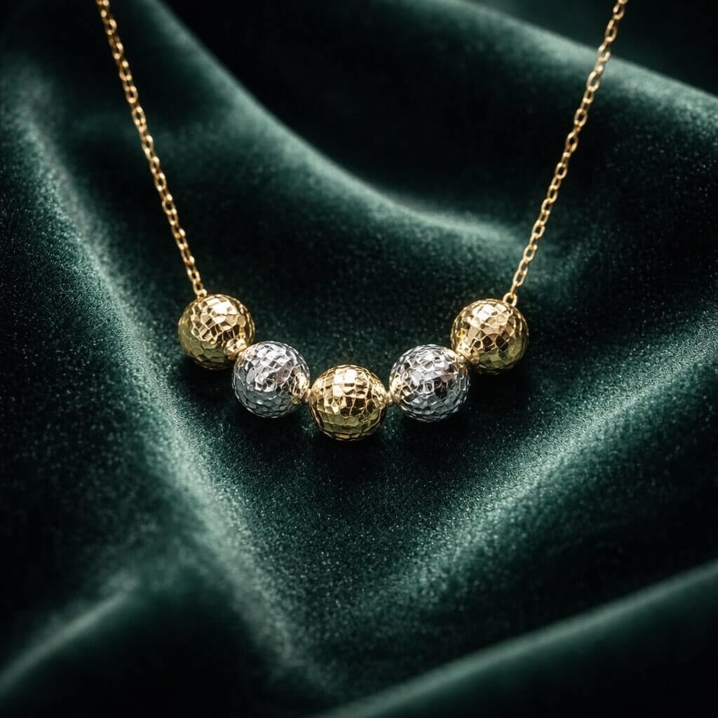 GIROCOLLO SFERE IN ORO 18KT ART. GIR-01 GIROCOLLO SFERE IN ORO 18KT ART. GIR-01