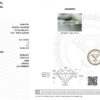 Anello solitario LOVE oro e diamante certificato IGI Art. 224/26